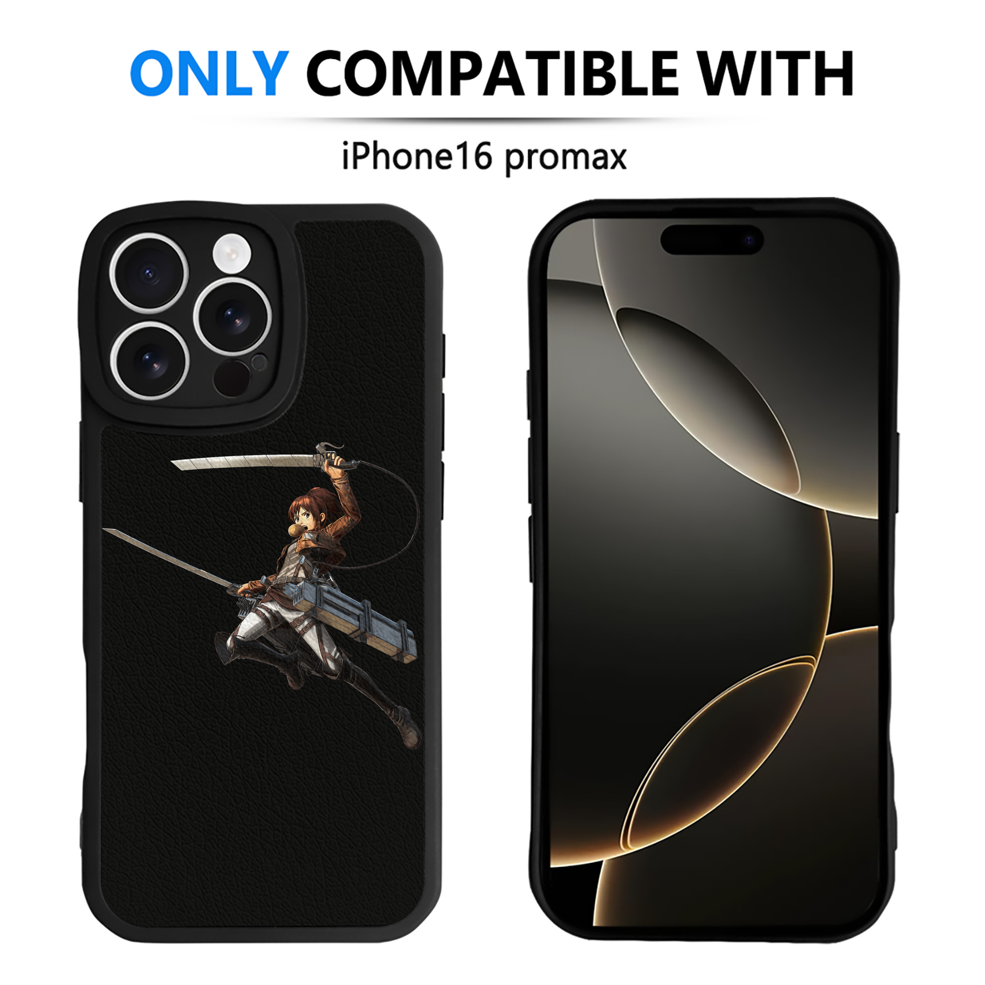 （画像用） 進撃の巨人 サシャ·ブラウス Attack on Titan Sasha Blaus 【iPhone 16シリーズ対応】シリコンスマホケース（レザー調） 材質：シリコン